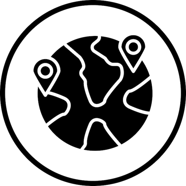 Diseño vectorial Estilo de icono global