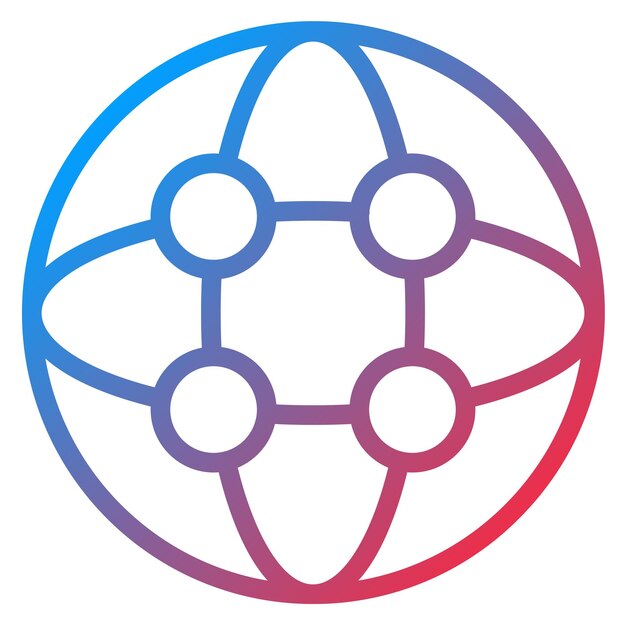 Diseño vectorial Estilo de icono global