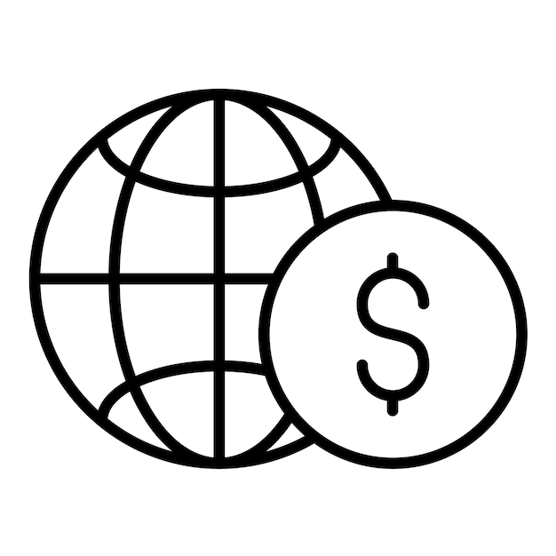 Diseño vectorial Estilo de icono global