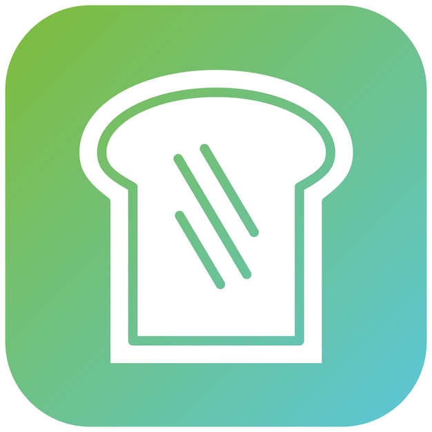 Diseño vectorial Estilo del icono de las golosinas tostadas