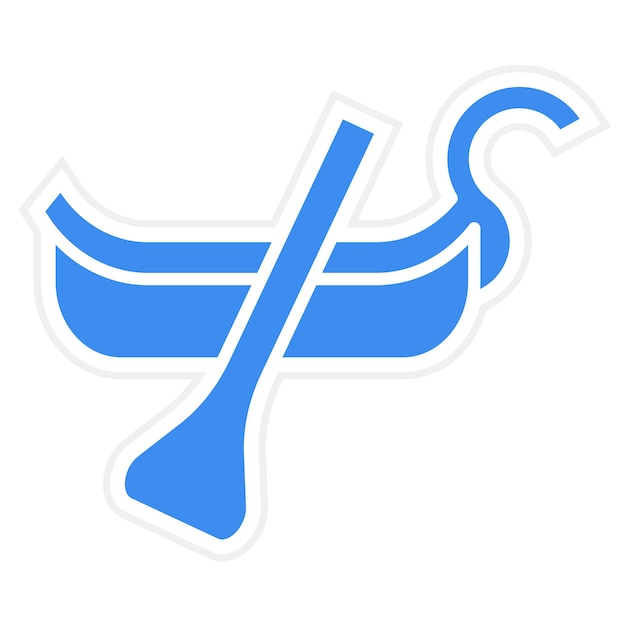 Diseño vectorial Estilo del icono de la góndola