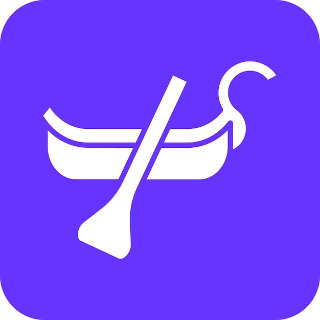 Diseño vectorial Estilo del icono de la góndola