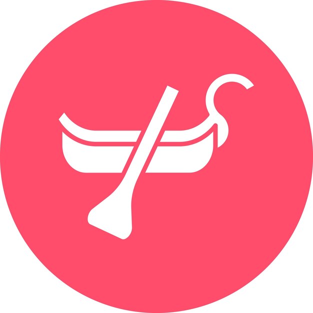 Diseño vectorial Estilo del icono de la góndola