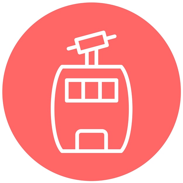 Diseño vectorial Estilo del icono de la góndola