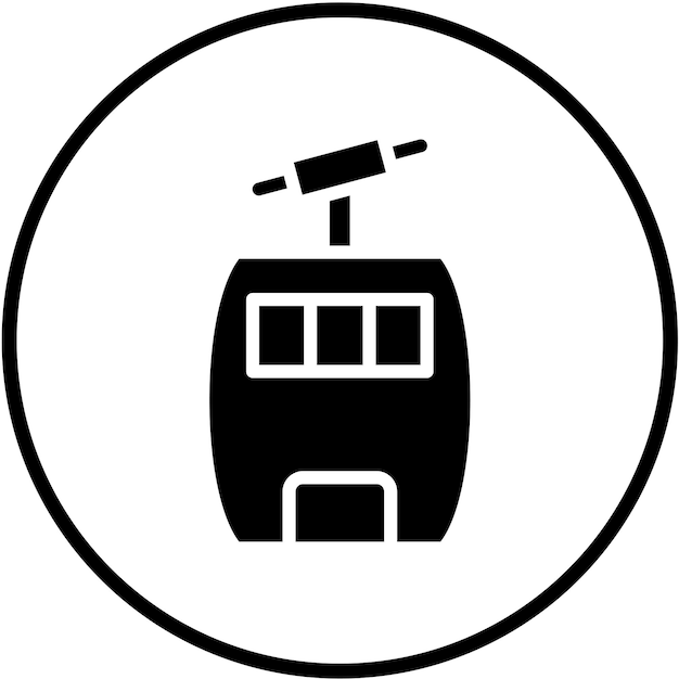 Diseño vectorial Estilo del icono de la góndola