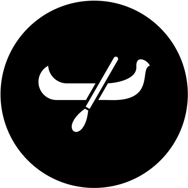 Diseño vectorial Estilo del icono de la góndola