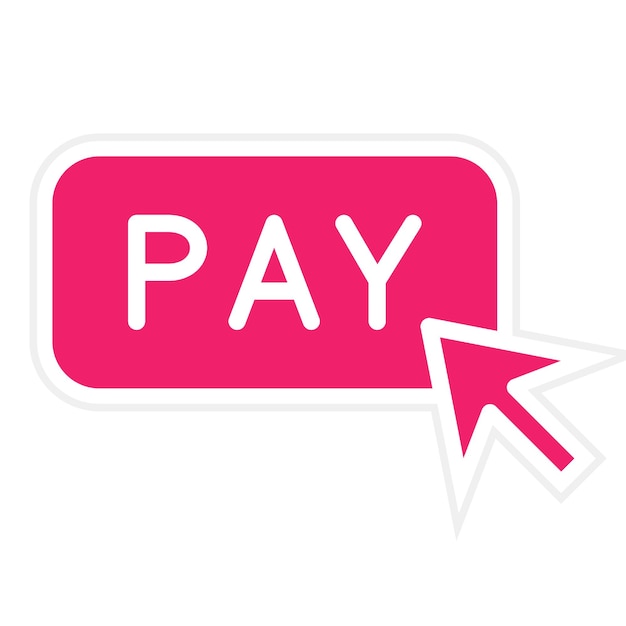 Diseño vectorial del estilo del icono de Google Pay