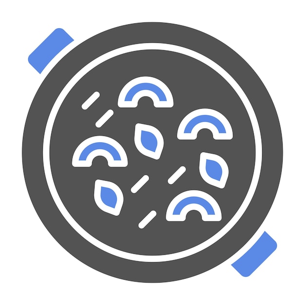 Diseño vectorial de estilo de icono de goulash