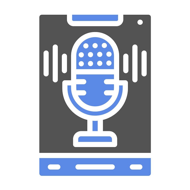 Diseño vectorial Estilo del icono de grabación