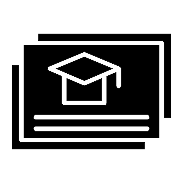 Diseño vectorial Estilo de icono de grado combinado