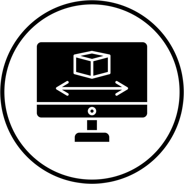 Diseño vectorial de estilo de icono gráfico de movimiento