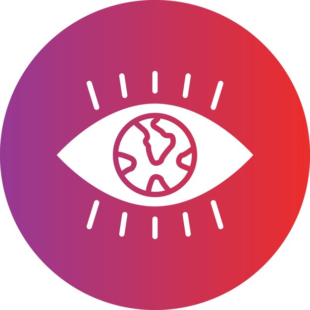 Diseño vectorial de estilo de icono del Gran Hermano