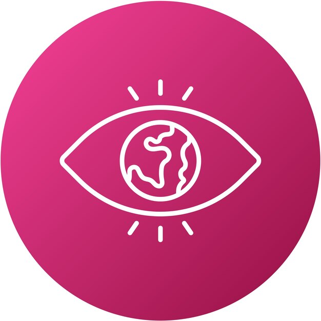 Diseño vectorial de estilo de icono del Gran Hermano