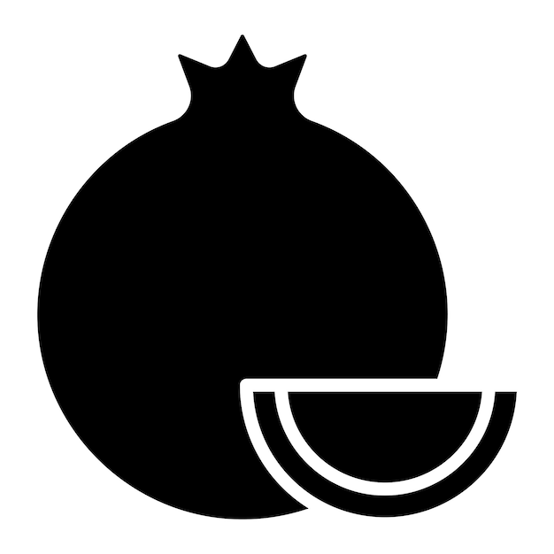Diseño vectorial Estilo del icono de la granada