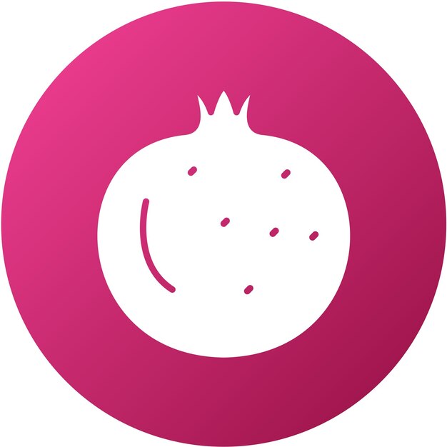 Diseño vectorial Estilo del icono de la granada