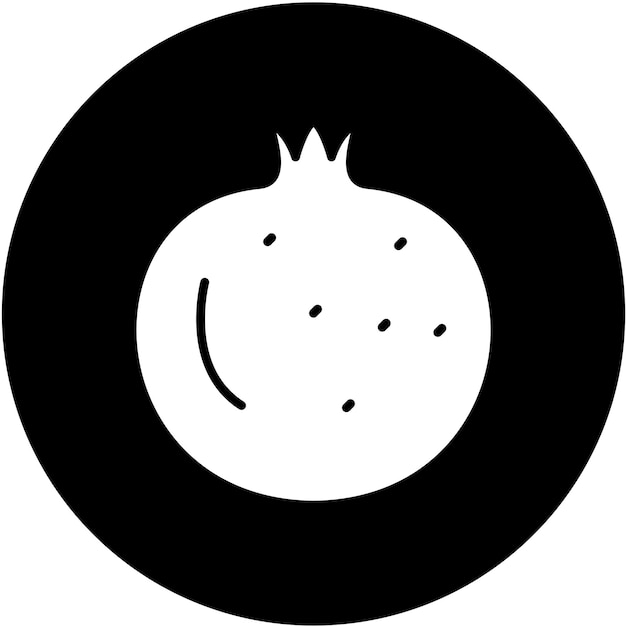 Diseño vectorial Estilo del icono de la granada
