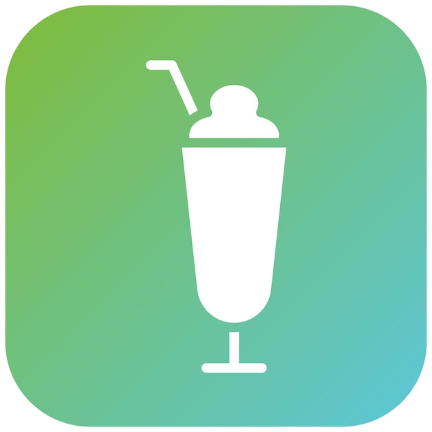 Diseño vectorial Estilo de icono de granita de frutas