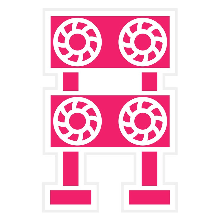 Vector diseño vectorial estilo del icono de la granja de minería