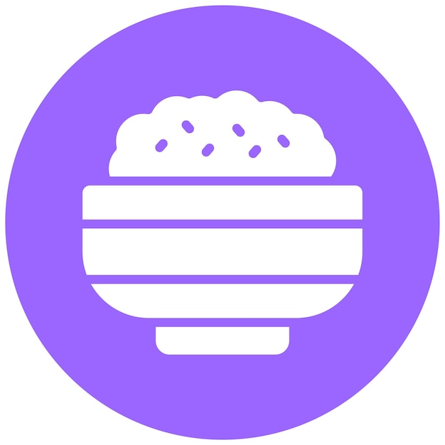 Diseño vectorial Estilo del icono de Granola