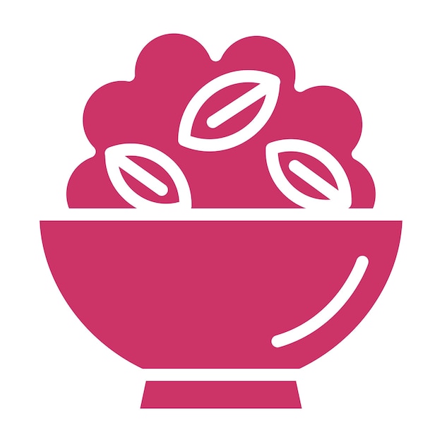Diseño vectorial Estilo del icono de Granola