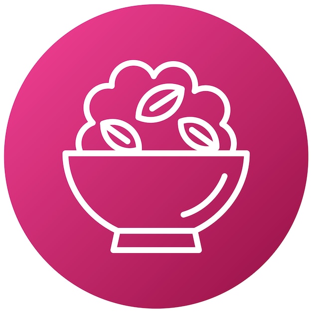 Diseño vectorial Estilo del icono de Granola