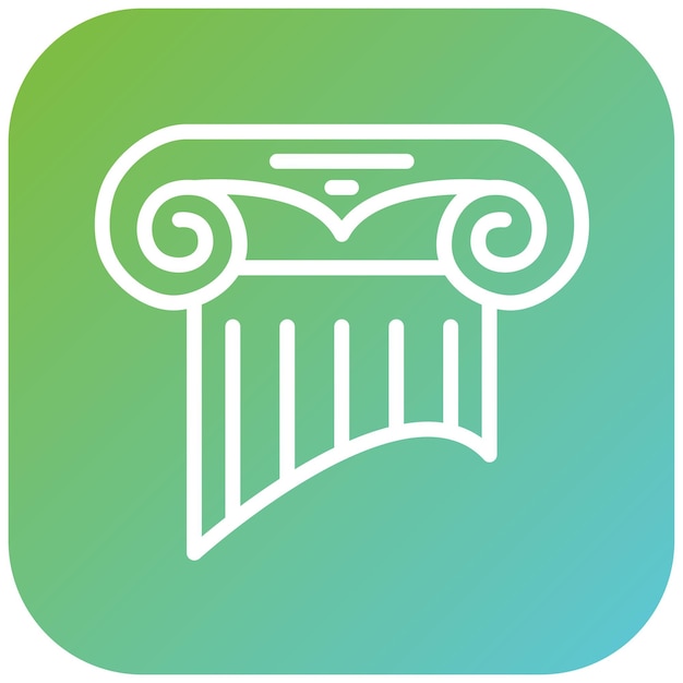 Diseño vectorial Estilo de icono griego