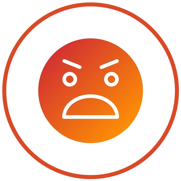Diseño vectorial de estilo de icono de grito