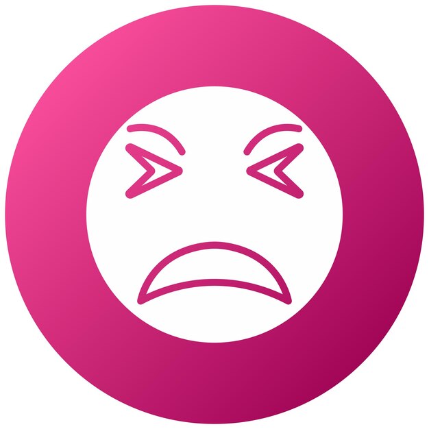 Diseño vectorial de estilo de icono de grito