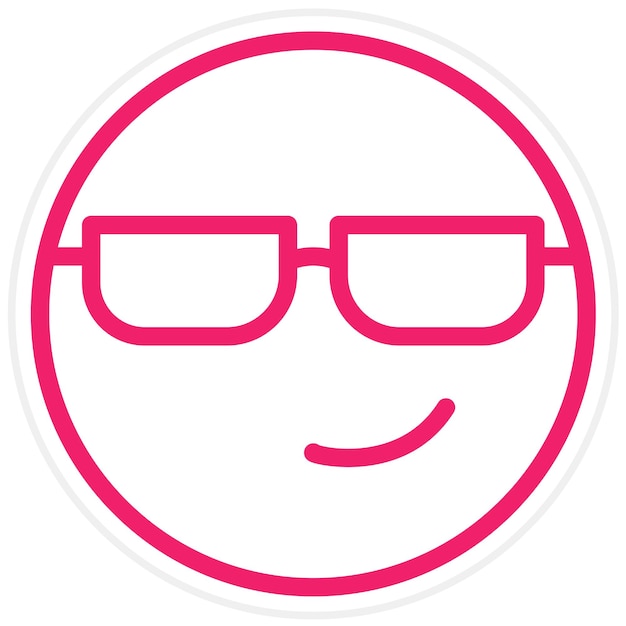 Diseño vectorial Estilo de icono guapo