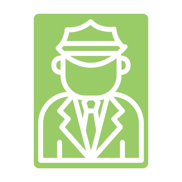 Diseño vectorial de estilo de icono de guardia de despensa