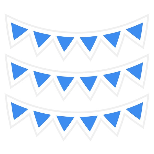 Diseño vectorial Estilo de icono de guarnición