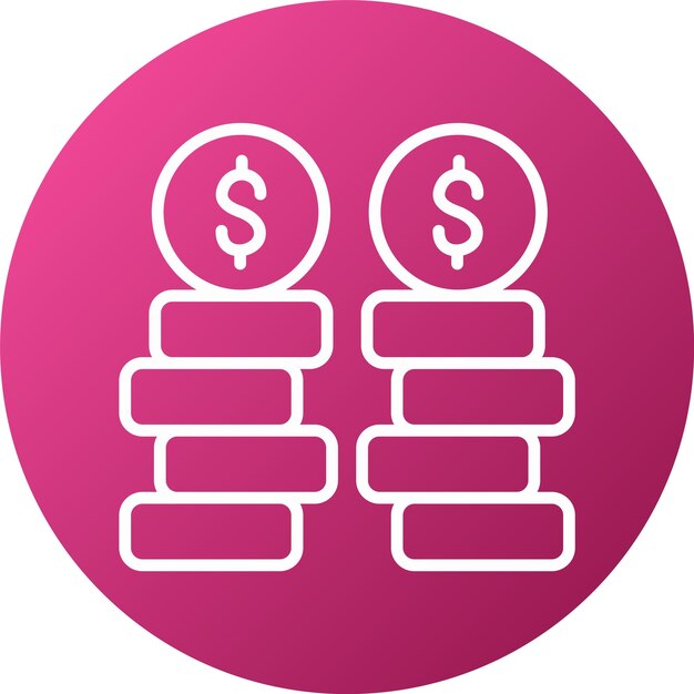 Diseño vectorial Estilo de icono de guarnición