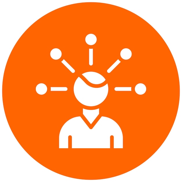 Diseño vectorial Estilo de icono de habilidades múltiples