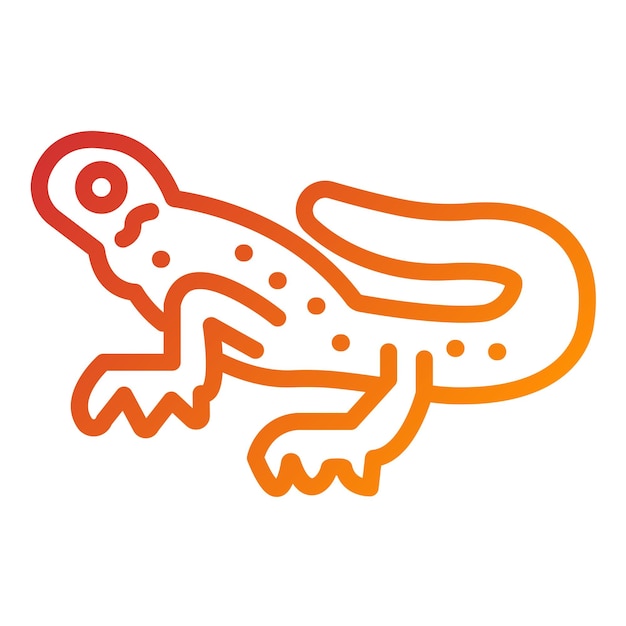 Diseño vectorial Estilo del icono del hábitat de los reptiles