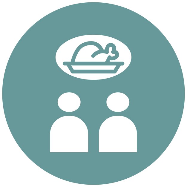 Diseño vectorial de estilo de icono de hambre