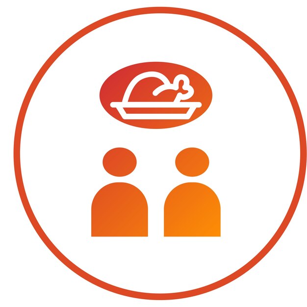 Diseño vectorial de estilo de icono de hambre
