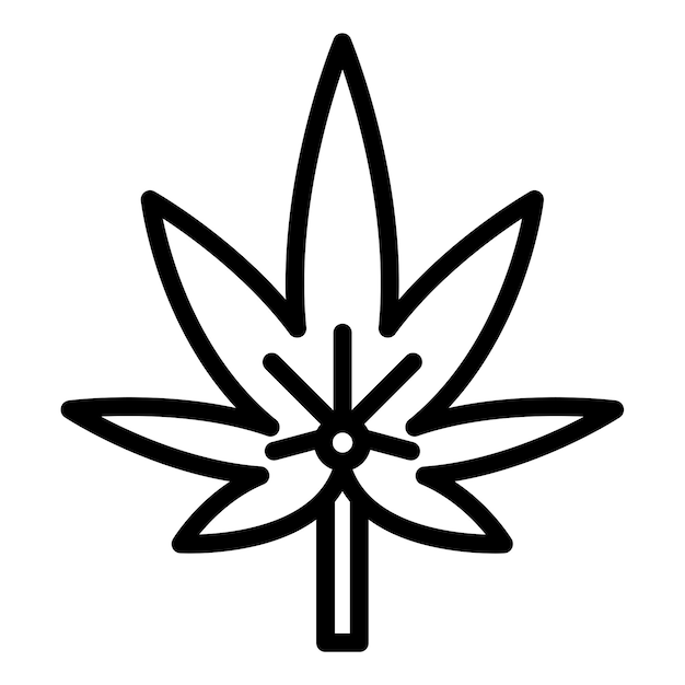 Diseño vectorial Estilo del icono Hashish