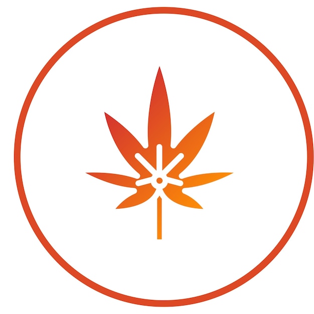 Diseño vectorial Estilo del icono Hashish