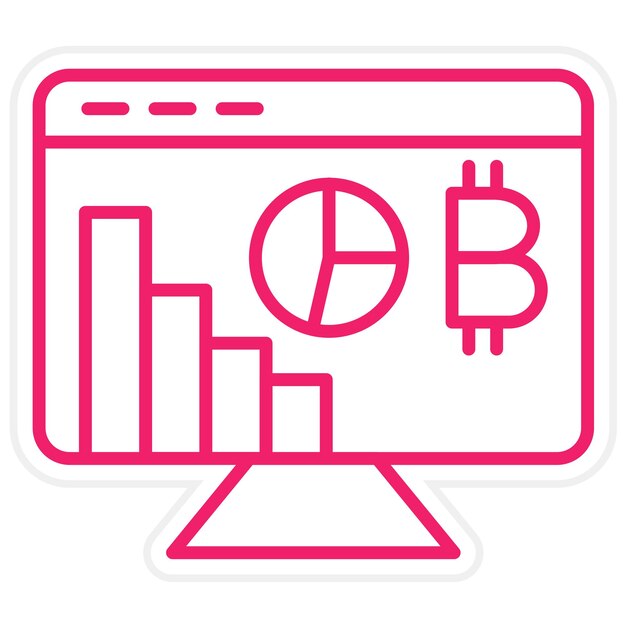 Diseño vectorial Estilo del icono Hashrate