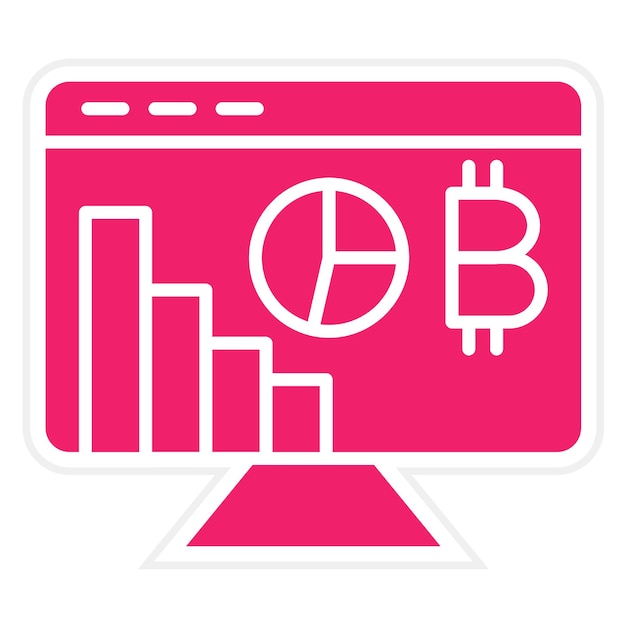 Diseño vectorial Estilo del icono Hashrate