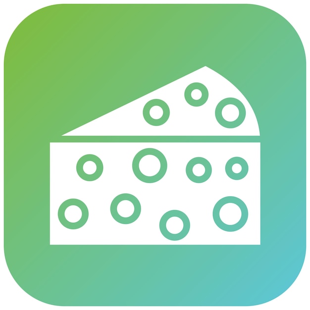 Diseño vectorial Estilo de icono de Havarti