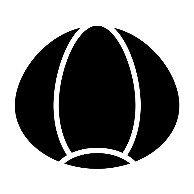 Diseño vectorial Estilo del icono de Hazelnut Harbor