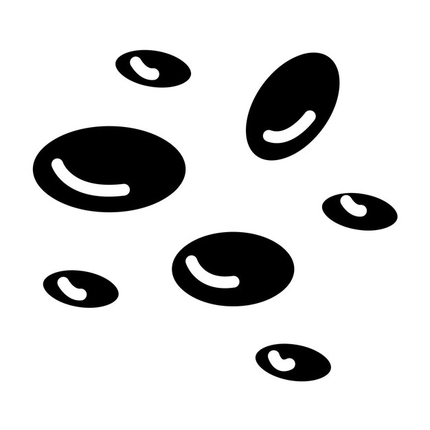 Diseño vectorial Estilo del icono del hematólogo