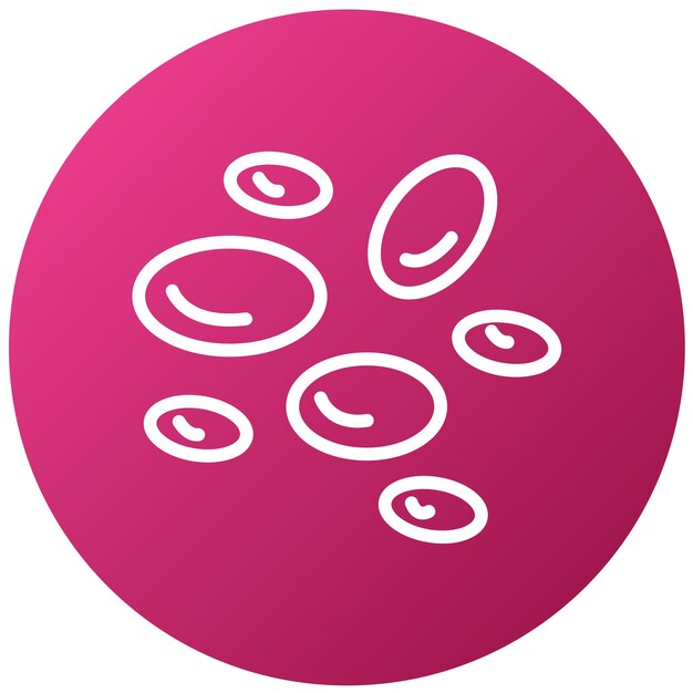 Diseño vectorial Estilo del icono del hematólogo
