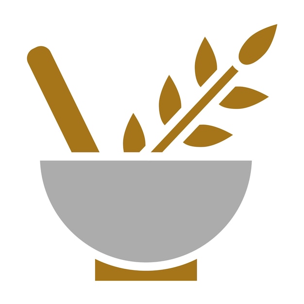 Diseño vectorial del estilo del icono de Herb Haven