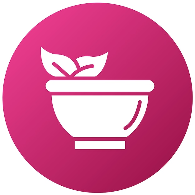 Diseño vectorial del estilo del icono de Herb Haven
