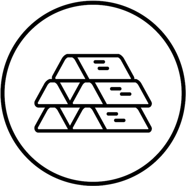 Diseño vectorial Estilo de icono de hierro de cerdo
