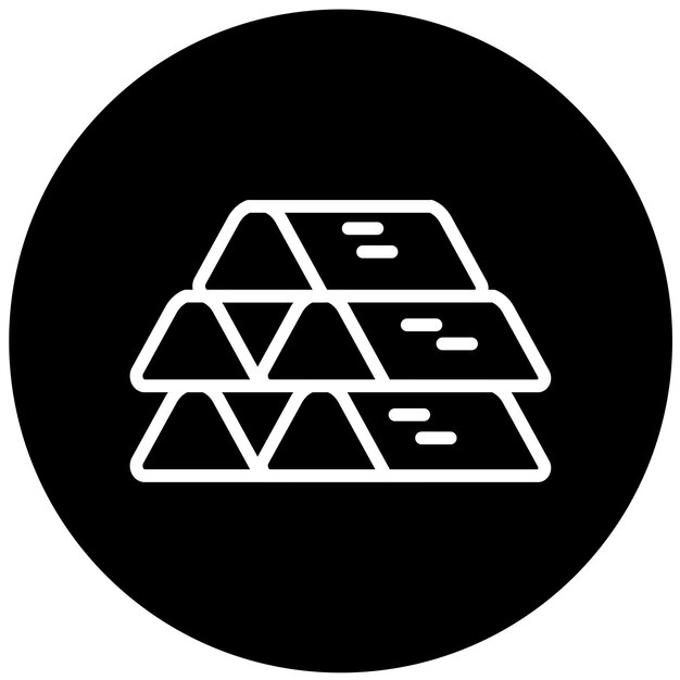 Diseño vectorial Estilo de icono de hierro de cerdo