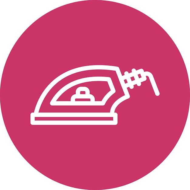 Diseño vectorial Estilo de icono de hierro