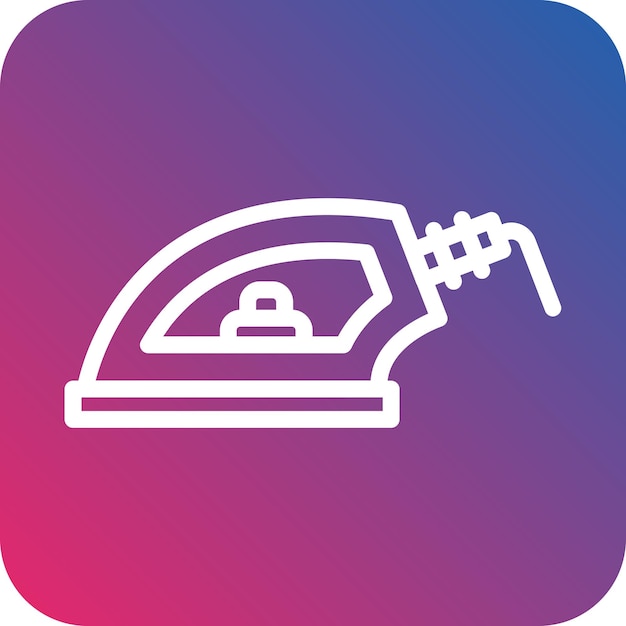 Diseño vectorial Estilo de icono de hierro